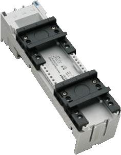 WOHNER ADAPTER 80A 2-DINRAIL 