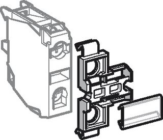 SCHNEIDER-ELECTRIC ETIKETHOUDER (LABELHOUDER) VOOR MONTAGE ACHTEROP EEN CONTACTBLOK VAN EEN XB4/5 EN ZB4/5