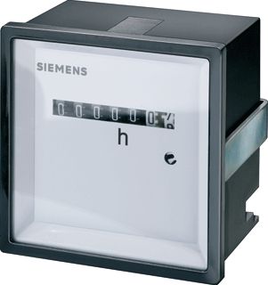 SIEMENS TIME COUNTER 72X72MM DC 10-50V WITHOUT TERMINAL COVER 