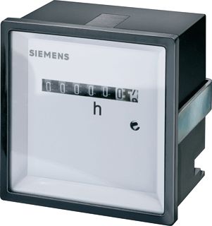 SIEMENS TIME COUNTER 72X72MM AC 230V 50HZ WITHOUT TERMINAL COVER 