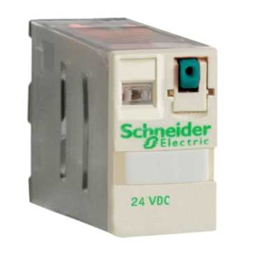 SCHNEIDER-ELECTRIC RPM VERMOGENSRELAIS INSTEEKRELAIS CONTACT 1W 15A SPOELSPANNING 24VDC VERGR. TESTKNOP LED + STAND INDICATOR 
