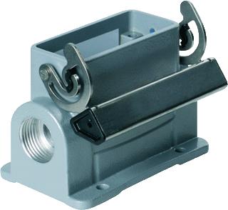 WEIDMULLER RECHTHOEKIGE (INDUSTRIE) CONNECTOR (BXHXL) 62.7X57X80MM UITVOERING BEHUIZING SOKKELBEHUIZING BEHUIZING ALUMINIUM POSITIE KABELTOEVOER OVERIG TYPE VERGRENDELING LANGSBEUGEL RECHTHOEKIG 1 LEIDINGINVOERINGEN GEB