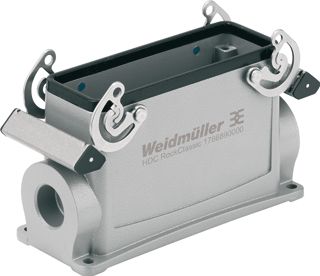 WEIDMULLER RECHTHOEKIGE (INDUSTRIE) CONNECTOR (BXHXL) 57.5X84X163MM UITVOERING BEHUIZING SOKKELBEHUIZING BEHUIZING ALUMINIUM POSITIE KABELTOEVOER OVERIG TYPE VERGRENDELING DWARSBEUGEL RECHTHOEKIG 1 LEIDINGINVOERINGEN GE