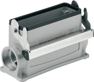 WEIDMULLER RECHTHOEKIGE (INDUSTRIE) CONNECTOR (BXHXL) 76.8X84X144MM UITVOERING BEHUIZING SOKKELBEHUIZING BEHUIZING ALUMINIUM POSITIE KABELTOEVOER OVERIG TYPE VERGRENDELING LANGSBEUGEL RECHTHOEKIG 1 LEIDINGINVOERINGEN GE