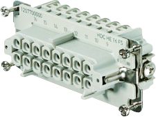 WEIDMULLER MODULAIRE CONNECTOR UITVOERING JACK (CHASSISDEEL) GESCHIKT VOOR MASSIEVE ADER AWG-BEREIK 12 20 GESCHIKT VOOR RONDE KABEL GESCHIKT VOOR SNOERDRAADGELEIDER GESCHIKT VOOR PLATTE KABEL VROUWELIJK