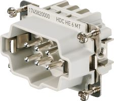 WEIDMULLER MODULAIRE CONNECTOR PLUG (STEKER) GESCHIKT VOOR MASSIEVE ADER GESCHIKT VOOR RONDE KABEL AANSLUITWIJZE KRIMP GESCHIKT VOOR SNOERDRAADGELEIDER GESCHIKT VOOR PLATTE KABEL