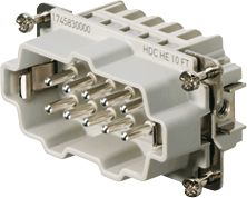 WEIDMULLER MODULAIRE CONNECTOR PLUG (STEKER) GESCHIKT VOOR MASSIEVE ADER GESCHIKT VOOR RONDE KABEL AANSLUITWIJZE KRIMP GESCHIKT VOOR SNOERDRAADGELEIDER GESCHIKT VOOR PLATTE KABEL