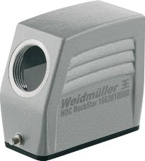 WEIDMULLER RECHTHOEKIGE (INDUSTRIE) CONNECTOR (BXDXH) 32.5X72.5X54MM LENGTE 72.5MM UITVOERING BEHUIZING STEKKERBEHUIZING BEHUIZING ALUMINIUM POSITIE KABELTOEVOER ZIJ TYPE VERGRENDELING LANGSBEUGEL RECHTHOEKIG 1 LEIDINGI