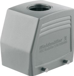 WEIDMULLER RECHTHOEKIGE (INDUSTRIE) CONNECTOR (BXDXH) 71.5X82X75MM LENGTE 82MM UITVOERING BEHUIZING STEKKERBEHUIZING BEHUIZING ALUMINIUM POSITIE KABELTOEVOER BOVEN TYPE VERGRENDELING DWARSBEUGEL RECHTHOEKIG 1 SPARINGEN