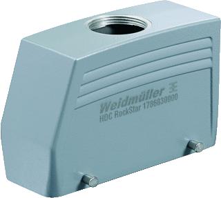 WEIDMULLER RECHTHOEKIGE (INDUSTRIE) CONNECTOR (BXHXL) 59X76X120MM UITVOERING BEHUIZING STEKKERBEHUIZING BEHUIZING ALUMINIUM POSITIE KABELTOEVOER BOVEN TYPE VERGRENDELING DWARSBEUGEL RECHTHOEKIG 1 SPARINGEN GEBRUIKSTEMPE