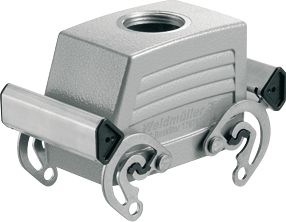 WEIDMULLER RECHTHOEKIGE (INDUSTRIE) CONNECTOR (BXHXL) 55X72X110.5MM UITVOERING BEHUIZING STEKKERBEHUIZING BEHUIZING ALUMINIUM POSITIE KABELTOEVOER BOVEN TYPE VERGRENDELING DWARSBEUGEL RECHTHOEKIG 1 SPARINGEN GEBRUIKSTEM