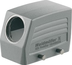 WEIDMULLER RECHTHOEKIGE (INDUSTRIE) CONNECTOR (BXDXH) 58.5X73X52MM LENGTE 73MM UITVOERING BEHUIZING STEKKERBEHUIZING BEHUIZING ALUMINIUM POSITIE KABELTOEVOER ZIJ TYPE VERGRENDELING DWARSBEUGEL RECHTHOEKIG 1 LEIDINGINVOE