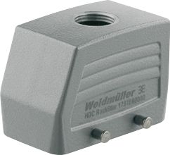 WEIDMULLER RECHTHOEKIGE (INDUSTRIE) CONNECTOR (BXDXH) 58.5X73X52MM LENGTE 73MM UITVOERING BEHUIZING STEKKERBEHUIZING BEHUIZING ALUMINIUM POSITIE KABELTOEVOER BOVEN TYPE VERGRENDELING DWARSBEUGEL RECHTHOEKIG 1 SPARINGEN