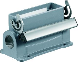 WEIDMULLER RECHTHOEKIGE (INDUSTRIE) CONNECTOR (BXDXH) 62.7X96X57MM LENGTE 96MM UITVOERING BEHUIZING SOKKELBEHUIZING BEHUIZING ALUMINIUM POSITIE KABELTOEVOER OVERIG TYPE VERGRENDELING LANGSBEUGEL RECHTHOEKIG 1 LEIDINGINV