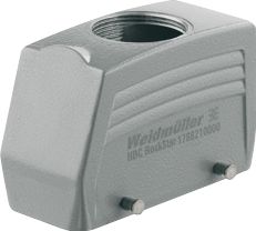 WEIDMA¼LLER RECHTHOEKIGE (INDUSTRIE) CONNECTOR (BXDXH) 57.8X93.3X61MM LENGTE 93.3MM UITVOERING BEHUIZING STEKKERBEHUIZING BEHUIZING ALUMINIUM POSITIE KABELTOEVOER BOVEN TYPE VERGRENDELING DWARSBEUGEL RECHTHOEKIG 1 SPARINGEN GE