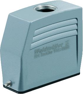 WEIDMULLER RECHTHOEKIGE (INDUSTRIE) CONNECTOR (BXDXH) 32.5X89X72MM LENGTE 89MM UITVOERING BEHUIZING STEKKERBEHUIZING BEHUIZING ALUMINIUM POSITIE KABELTOEVOER BOVEN TYPE VERGRENDELING LANGSBEUGEL RECHTHOEKIG 1 SPARINGEN