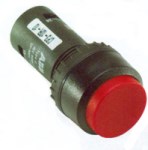 ABB EXTENDED PUSHBUTTON RED WITH 1NC 