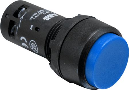 ABB EXTENDED PUSHBUTTON BLUE 