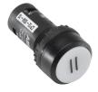 ABB WHITE PUSHBUTTON WITH BLACK II 