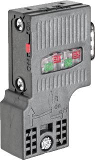 SIEMENS SIMATIC DP,BUS CONNECTOR FOR PROFIBUS UP TO 12 MBIT/S 90 DEGREE ANGLE CABLE OUTLET IPCD TECHOLOGY F 