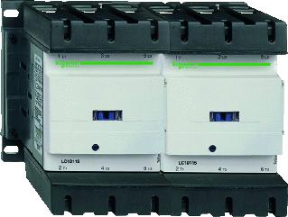 SCHNEIDER ELECTRIC TESYS D OMKEERCONT. 115A 3M/HC:M+V MECHANISCH VERG.-STUURSPANNING: 230VAC