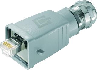 WEIDMULLER CONNECTOR IE-PS-V05M-RJ45-TH 