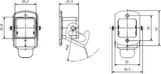 WEIDMA¼LLER IE MODULAIRE CONNECTOR METAAL CATEGORIE 5 UITVOERING JACK (CHASSISDEEL) CONNECTORTYPE OVERIG GESCHIKT VOOR MASSIEVE ADER AFGESCHERMD AWG-BEREIK 22 26 GESCHIKT VOOR RONDE KABEL AANSLUITWIJZE INSNIJ/IDC