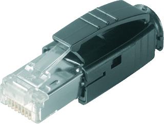 WEIDMULLER IE MODULAIRE CONNECTOR PLUG (STEKER) CATEGORIE 6A (IEC) CONNECTORTYPE OVERIG GESCHIKT VOOR MASSIEVE ADER AFGESCHERMD AWG-BEREIK 24 27 GESCHIKT VOOR RONDE KABEL AANSLUITWIJZE KRIMP SPECIAAL GEREEDSCHAP NOODZAK