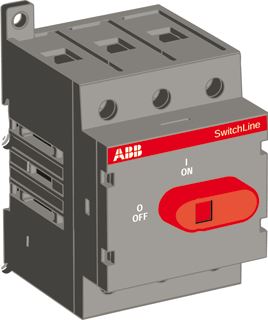 ABB MODULAIRE LASTSCHAKELAAR 4-POLIG 80A BODEM-DIN-RAIL MONTAGE VOOR 45MM OPENING HANGSLOTVER-