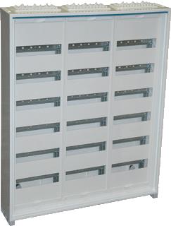 HAGER VELDVERDELER QS IP30 WANDOPBOUWVERDELER ZONDER DEUR 950X800X161 MM 216 MODULEN GEISOLEERD