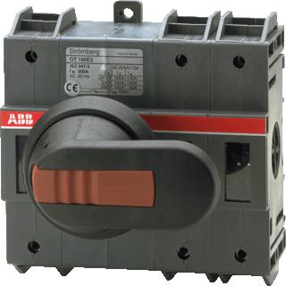 ABB VEILIGHEDENLASTSCHEIDER 3-POLIG 40 A BODEM-DIN-RAIL MONTAGE 