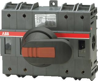 ABB VEILIGHEDENLASTSCHEIDER 4-POLIG 40 A BODEM-DIN-RAIL MONTAGE