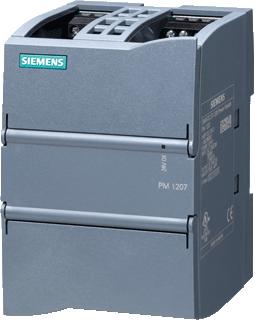 SIEMENS SIMATIC S7-1200 POWER MODULE PM1207 STABILIZED POWER SUPPLY INPUT: 120/230 V AC OUTPUT: 24VDC /2.5A 