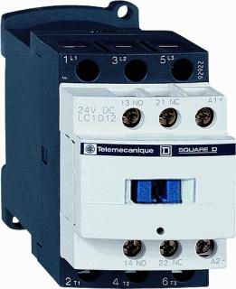 SCHNEIDER ELECTRIC TESYS D CONTACTOR 3M HC: M+V AC-3<=440V 12A STUURSPANNING: 42V AC 