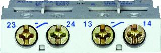 SCHNEIDER ELECTRIC DIRECT WERKEND HULPCONTACT 2 X M HULPCONTACT VOOR GV2-A EN GV3-L/P FRONTMONTAGE. 