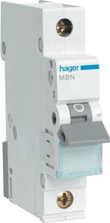 HAGER INSTALLATIEAUTOMAAT 1P 6KA B-KARAKTERISTIEK 10A 1 MODULE