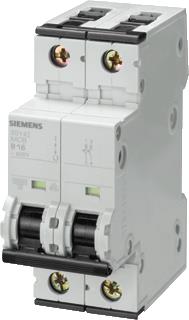 SIEMENS CIRCUIT BREAKER 230V 25KA 1+N-POLE C 8A D=70M 