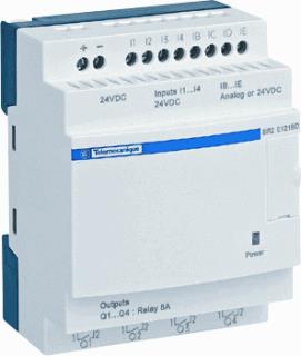 SCHNEIDER ELECTRIC ZELIO LOGIC COMPACTE SMART RELAIS 12 I/O 24V AC MET KLOK