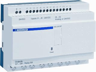 SCHNEIDER ELECTRIC ZELIO LOGIC COMPACTE SMART RELAIS 20 I/O 24V AC MET KLOK