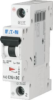 EATON FAZ (DC-TYPE) INSTALLATIEAUTOMAAT 1P /10KA C-KARAKTERISTIEK 13A 1 MODULE BREEDTE 17,5MM 