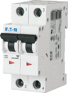 EATON INSTALLATIEAUTOMAAT 13A 2P C-KAR 15KA 