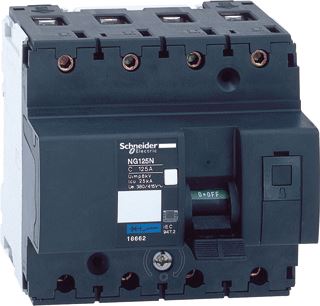 SCHNEIDER ELECTRIC AUTOMAAT NG125N 4-POLIG C25 
