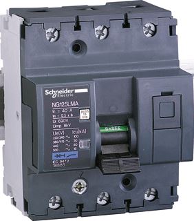 SCHNEIDER ELECTRIC NG125MA INSTALLATIEAUTOMAAT 3P IN=25A MA-KARAKTERISTIEK