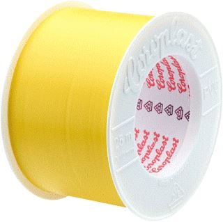 COROPLAST ROL TAPE 25X50MM GEEL