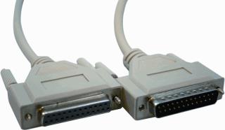 INTRONICS AANSLUITKABEL SERIE 1:1 ACT 1,8 METER 1X 25 PIN D-SUB FEMALE 1X 25 PIN D-SUB MALE IVOOR. 