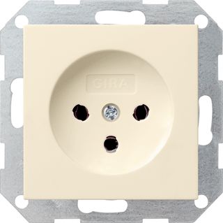 GIRA HNA WAND CONTACTDOOS 16A 230V CREME WIT SYSTEEM 55 