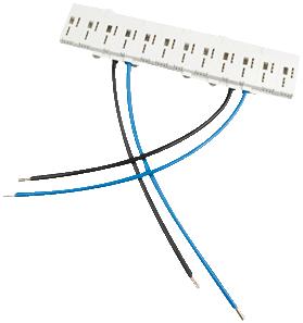 ABB BUSBOARD 1-FASE VERDELING 2 X 6 MODULEN 