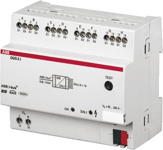 ABB BUSCH JAEGER KNX DALI-GATEWAY 8V DIN-RAIL DG-S 8-1 