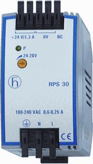 HIRSCHMANN VOEDING 1.3A 100-240VAC 85-375VDC 30VA DIN-RAIL IP20 HXBXD 75X45X71MM 