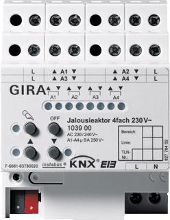 GIRA JALACTOR 4V230VAC DRA KNX 
